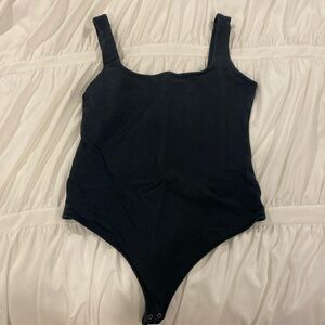 Abercrombie black tank bodysuit the soft collection